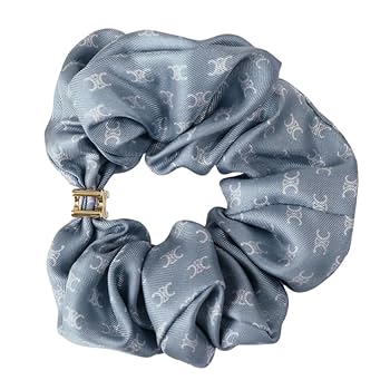 CELINE ネイビー シルクシュシュ Amazon | [セリーヌ] ヘアアクセサリー シュシュ ヘアゴム